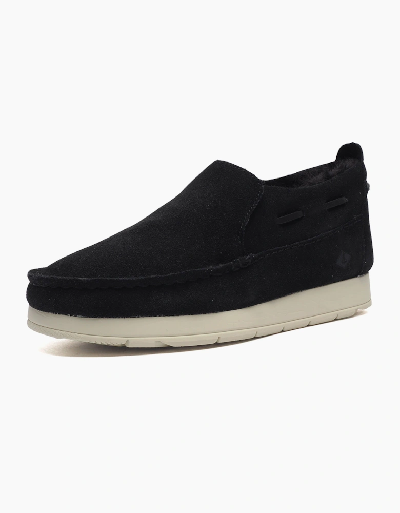 Sperry Moc Sider Suede Womens Black