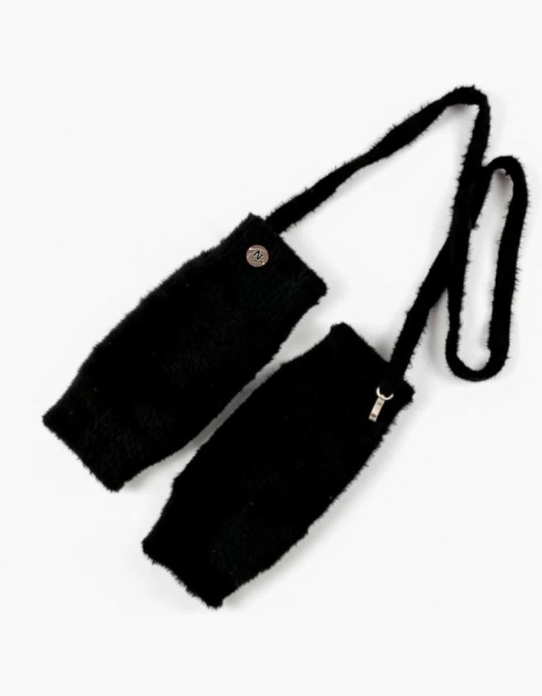 Chadwick Fingerless Mittens - Black