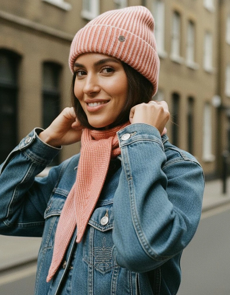 Madria Beanie Hat - Coral Mix