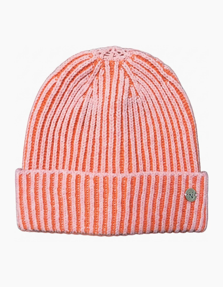 Madria Beanie Hat - Coral Mix
