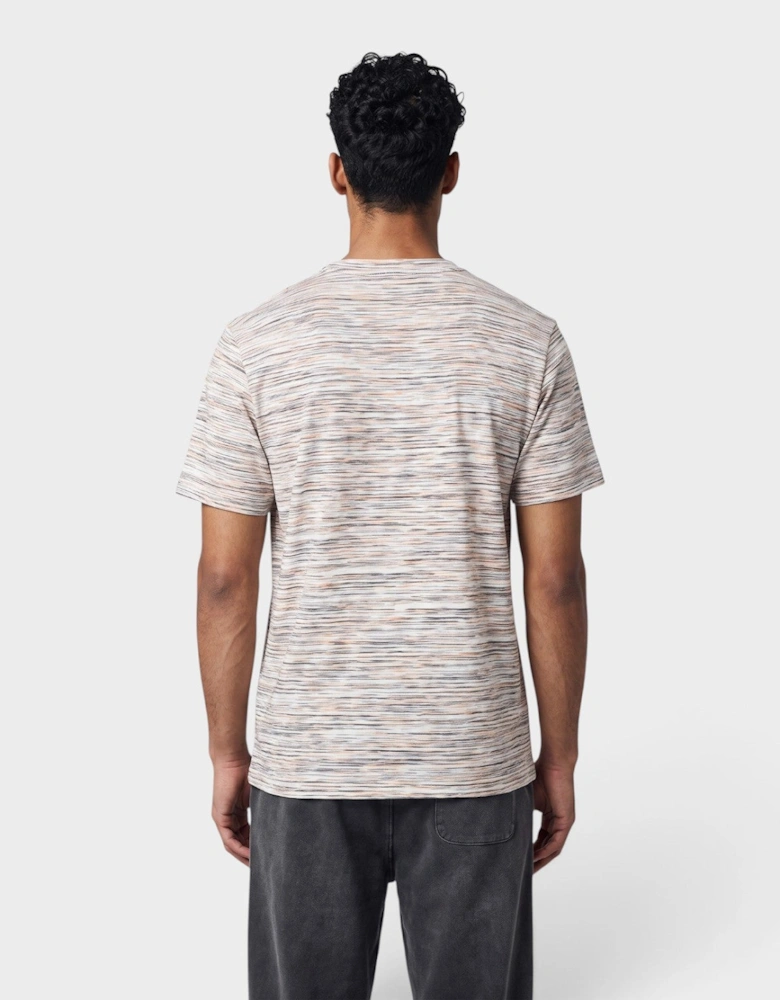 Space Dyed Short Sleeve T Shirt Multi
