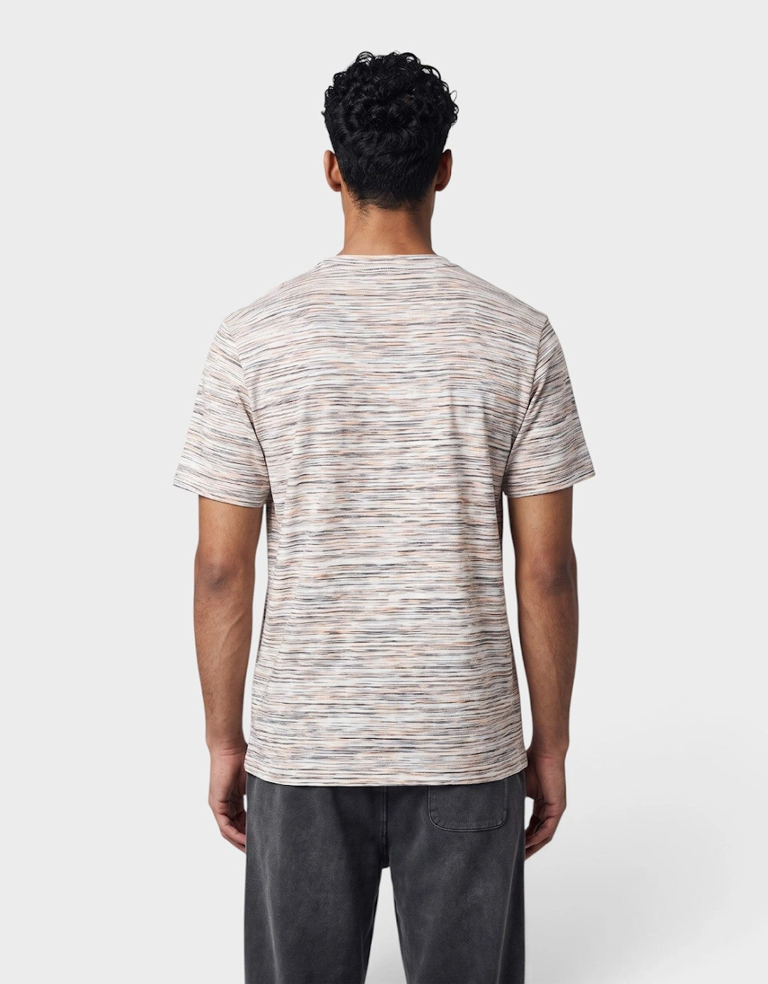 Space Dyed Short Sleeve T Shirt Multi