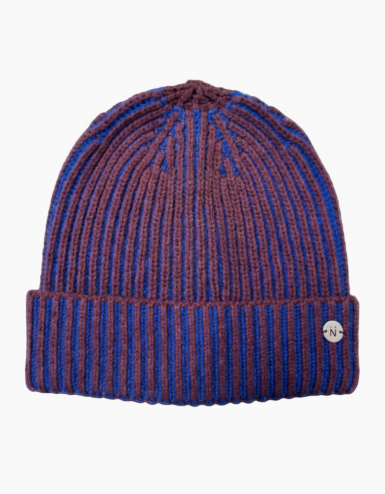 Madria Beanie Hat - Blue Mix