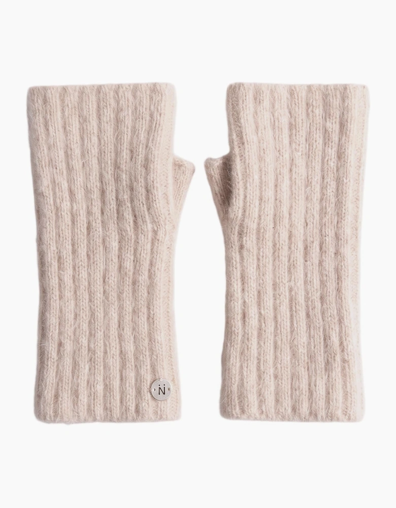 Iris Fingerless Gloves - Rose