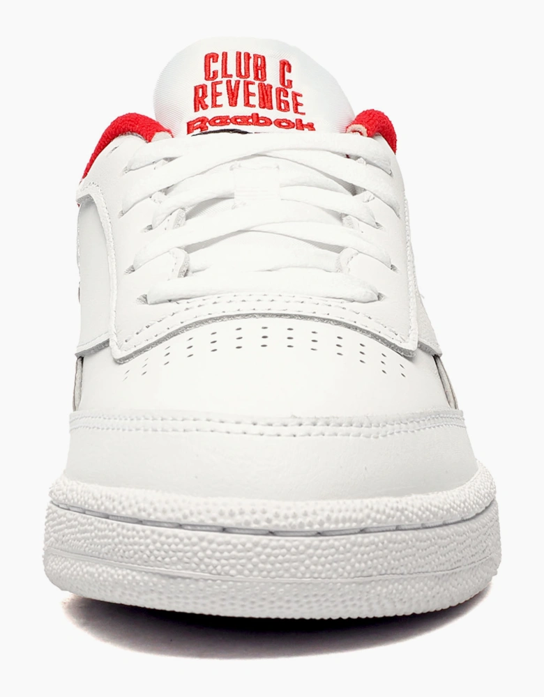 Reebok Classic Leather Club C Revenge Mens Trainers White / Red / Black