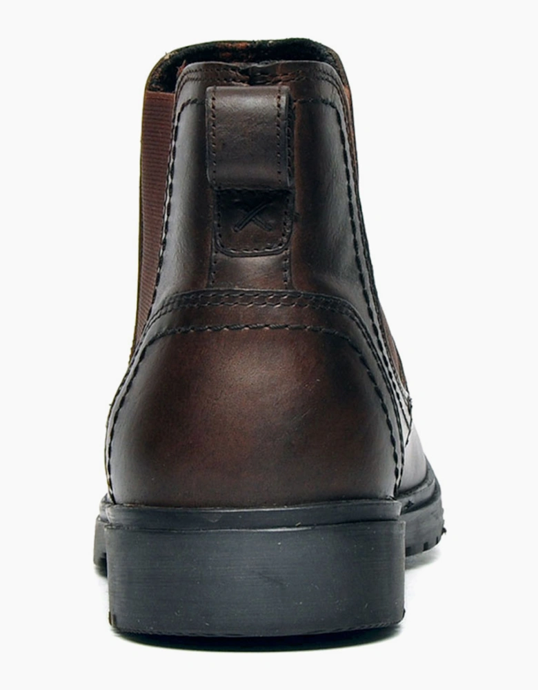 Oaktrak Becksley Signature Mens Leather Boots Brown
