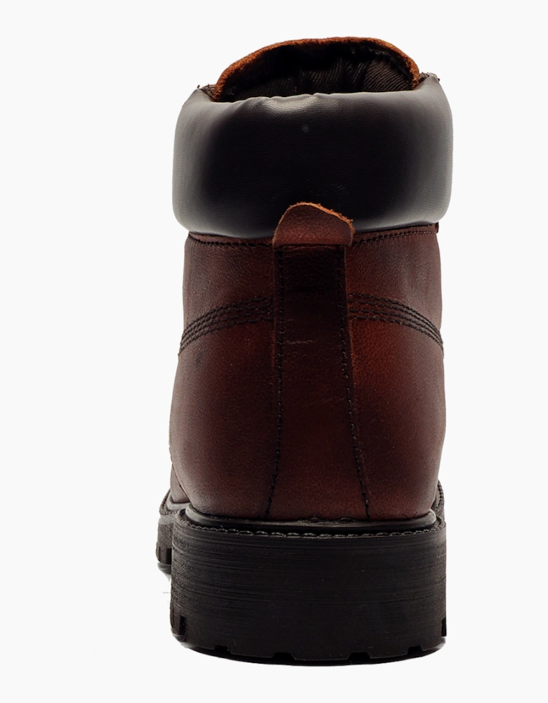 Oaktrak Baxter Mens Leather Boots Wood