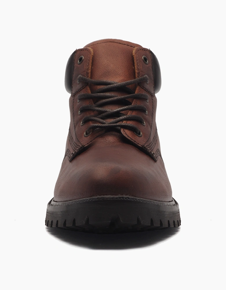 Oaktrak Baxter Mens Leather Boots Wood