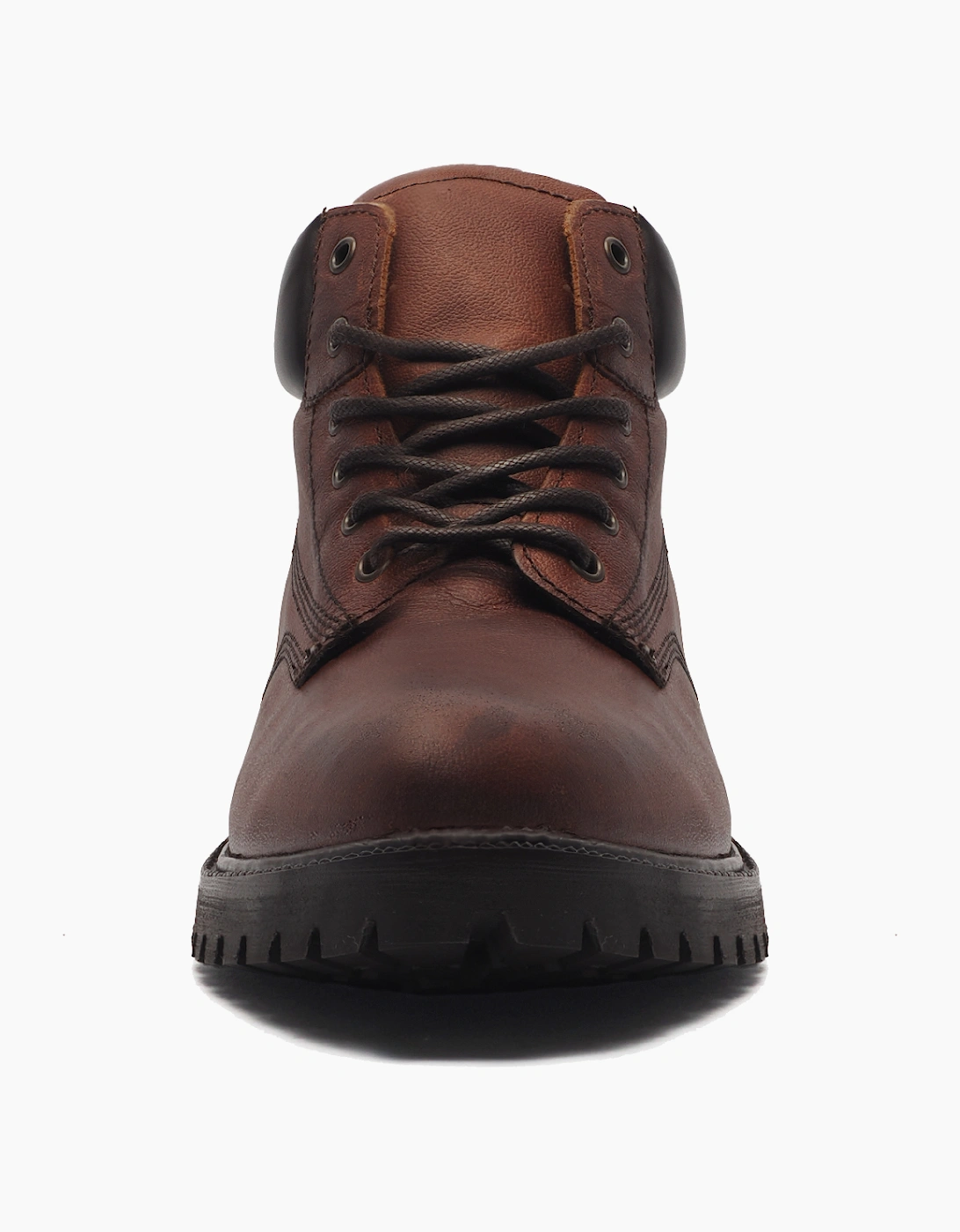 Oaktrak Baxter Mens Leather Boots Wood
