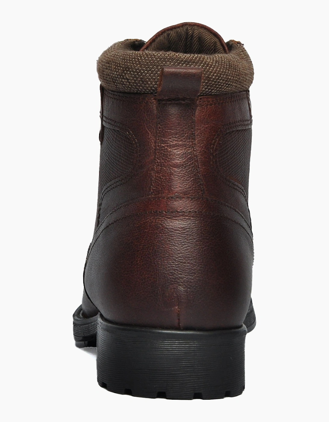Oaktrak Benson Mens Leather Boots Wood / Tan Brown