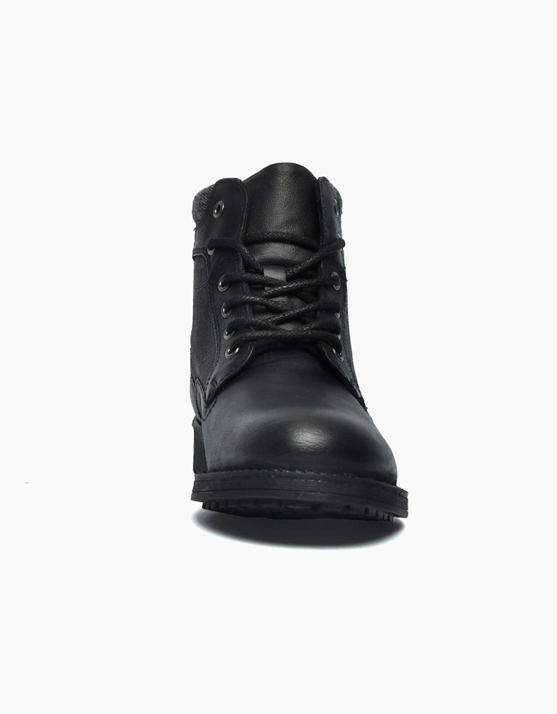 Oaktrak Benson Mens Leather Boots Black