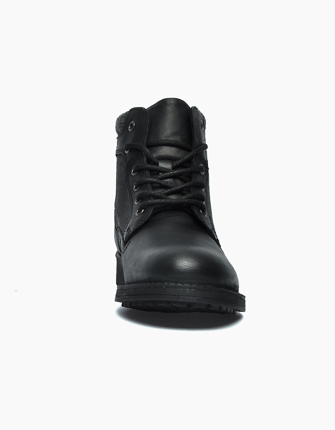 Oaktrak Benson Mens Leather Boots Black