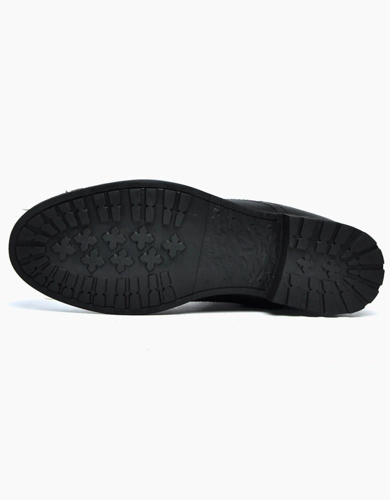 Oaktrak Benson Mens Leather Boots Black
