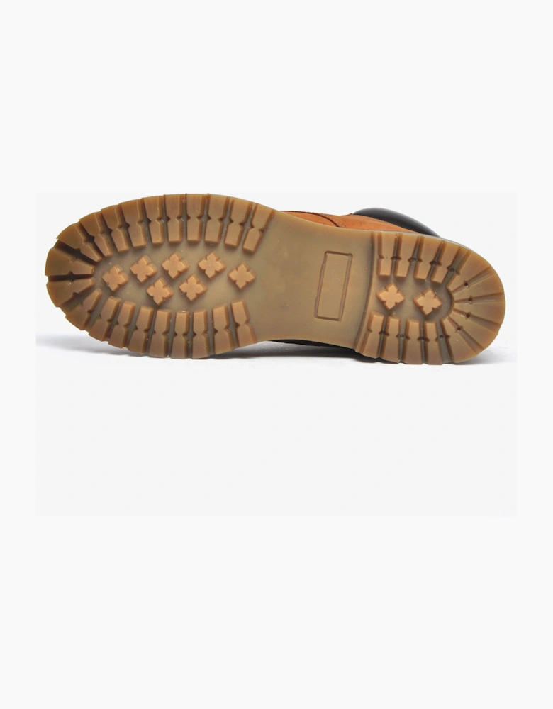 Oaktrak Baxter Mens Leather Boots Almond Wheat