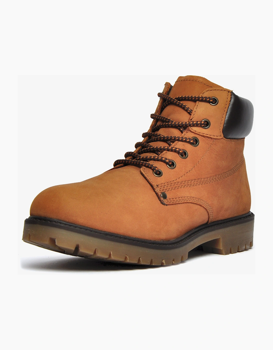 Oaktrak Baxter Mens Leather Boots Almond Wheat