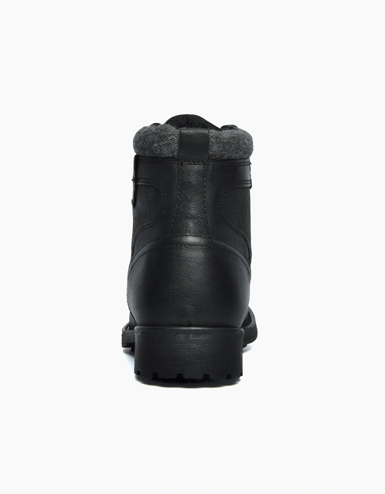 Oaktrak Benson Mens Leather Boots Black