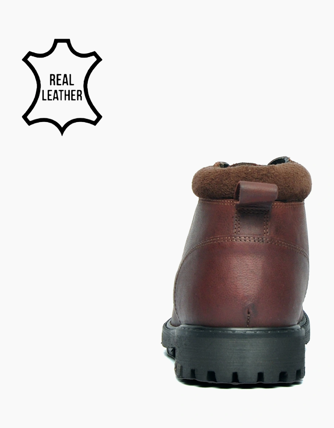 Oaktrak Ballard Mens Leather Boots Rustic Brown
