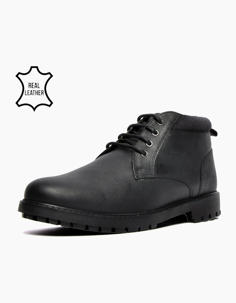 Oaktrak Ballard Mens Leather Boots Black
