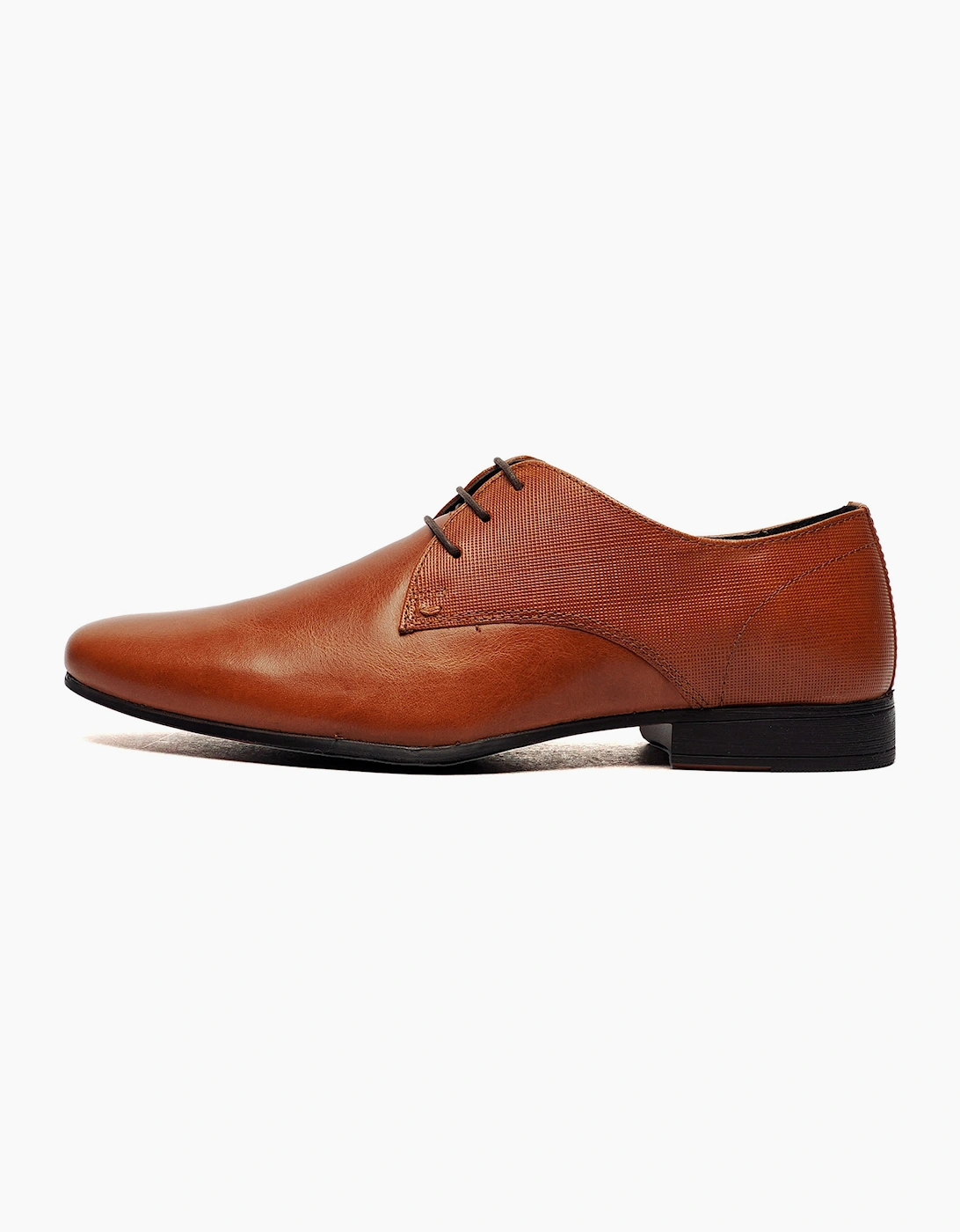 Oaktrak Bright Emboss Mens Leather Shoes Tan