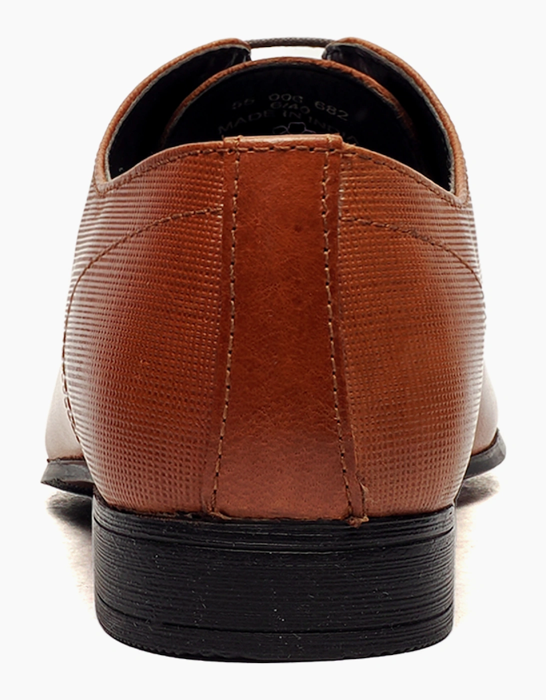 Oaktrak Bright Emboss Mens Leather Shoes Tan