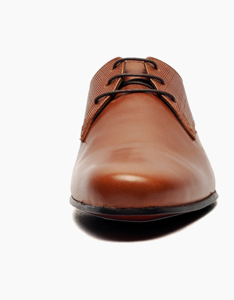 Oaktrak Bright Emboss Mens Leather Shoes Tan