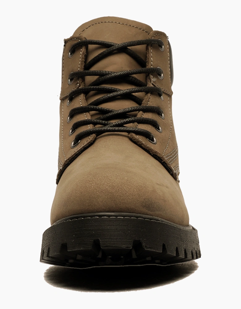 Oaktrak Baxter Mens Leather Boots Grey / Brown Tint