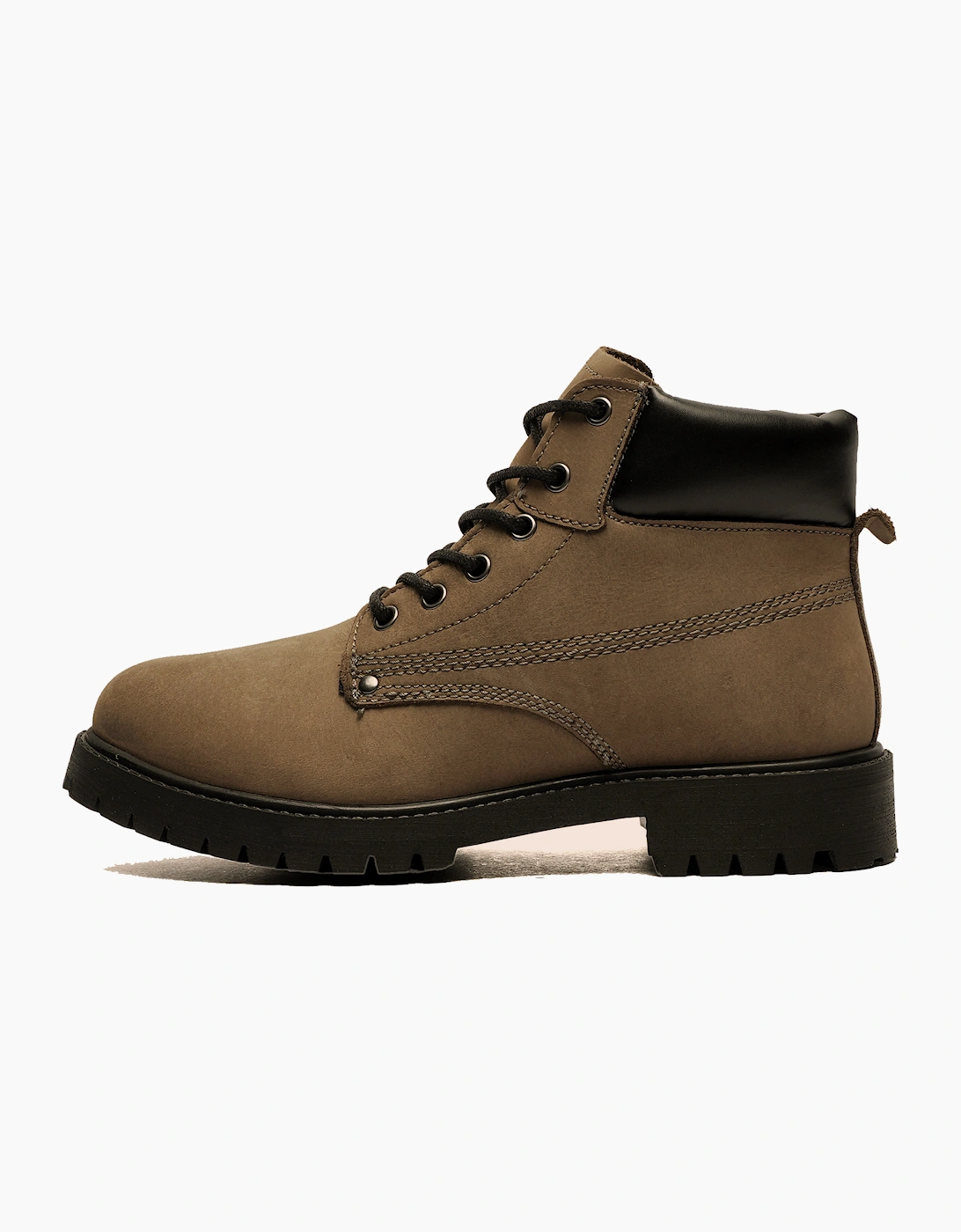 Oaktrak Baxter Mens Leather Boots Grey / Brown Tint