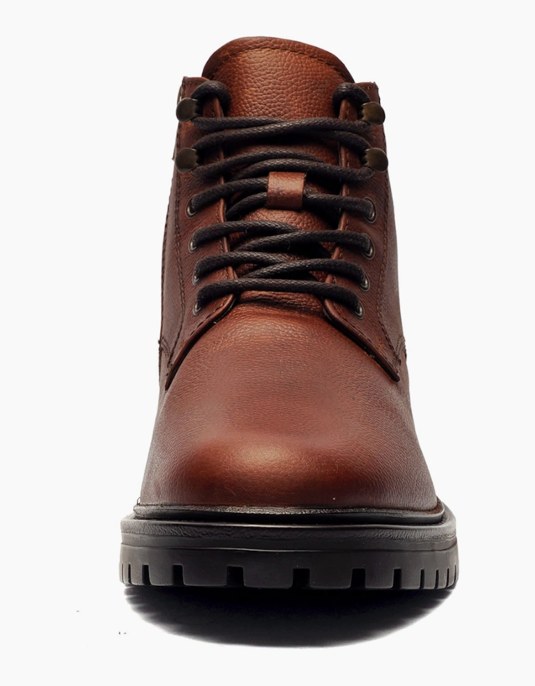 Oaktrak Thomas Crick by Oaktrak Sandford Leather Mens Boots Wood Brown