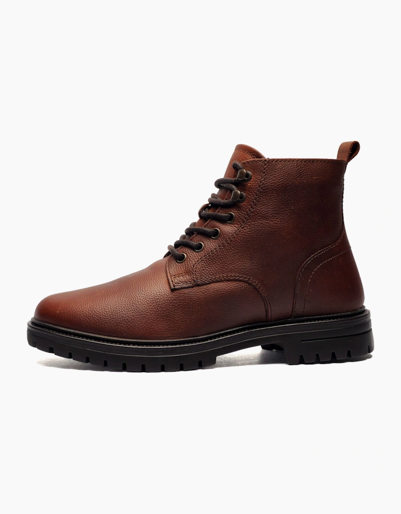 Oaktrak Thomas Crick by Oaktrak Sandford Leather Mens Boots Wood Brown