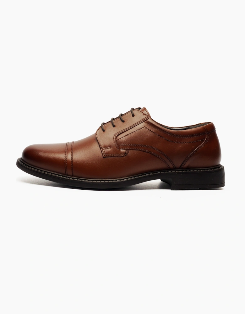 Oaktrak Charles Mens Leather Shoes Tan