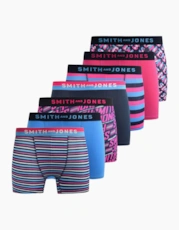 Navy / Pink / Blue / White