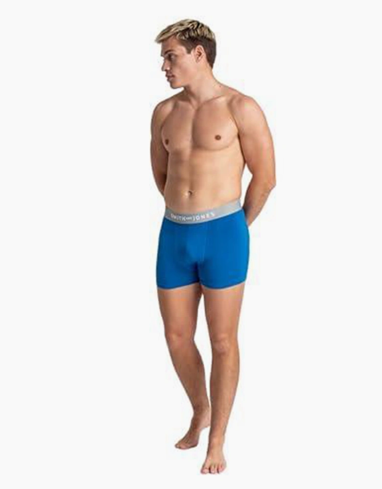 Smith & Jones Lathan 5pk Mens Boxer Shorts Blue / Assorted