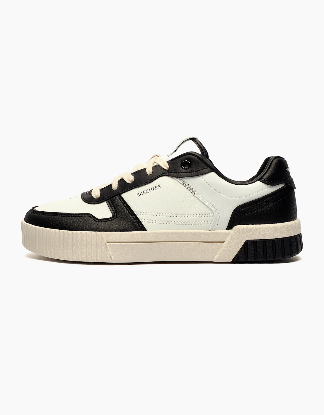 Skechers JS Court Memory Foam Mens Trainers White / Black