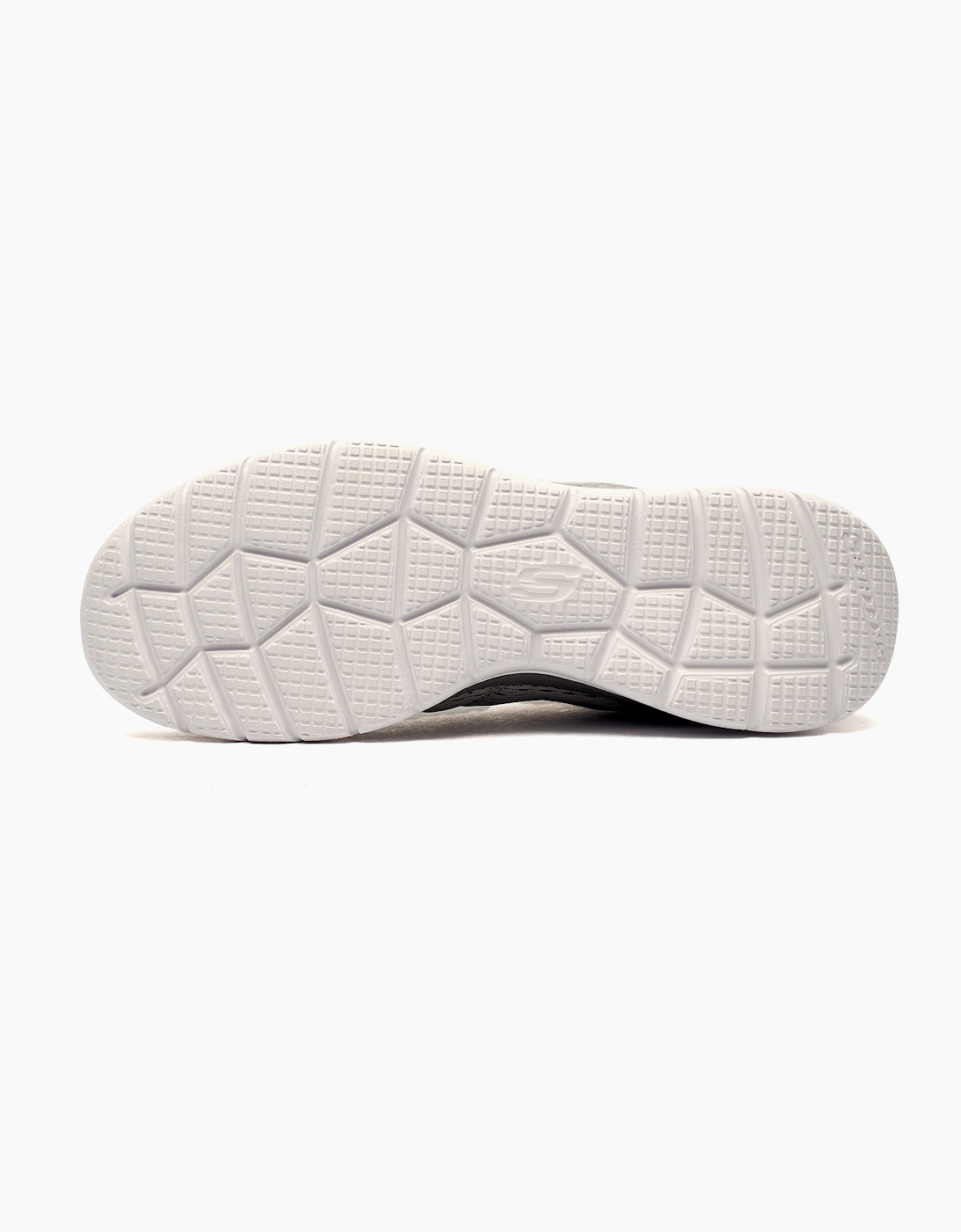 Skechers Quick Path Memory Foam Womens Trainers Grey / Coral