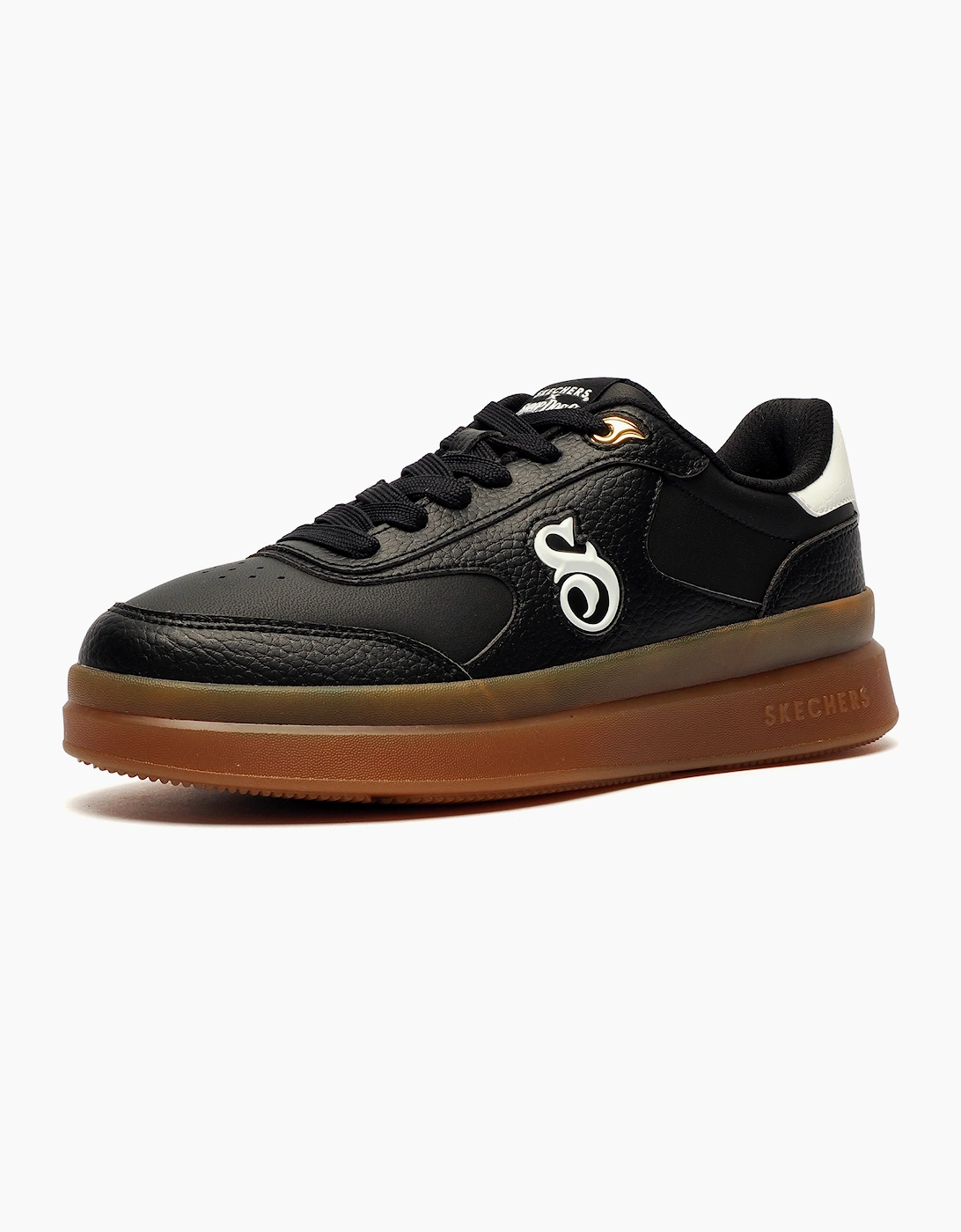 Skechers Courtside X Snoop Dogg Collab Mens Trainers Black / White
