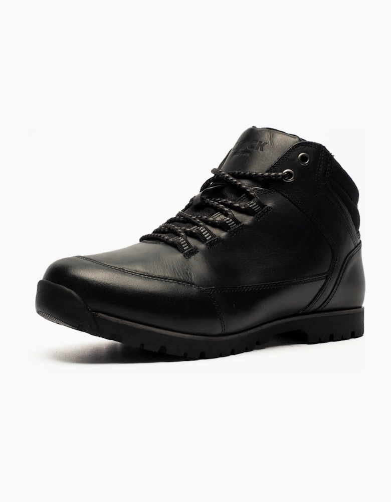 Red Tape Original Mens Leather Boots Black
