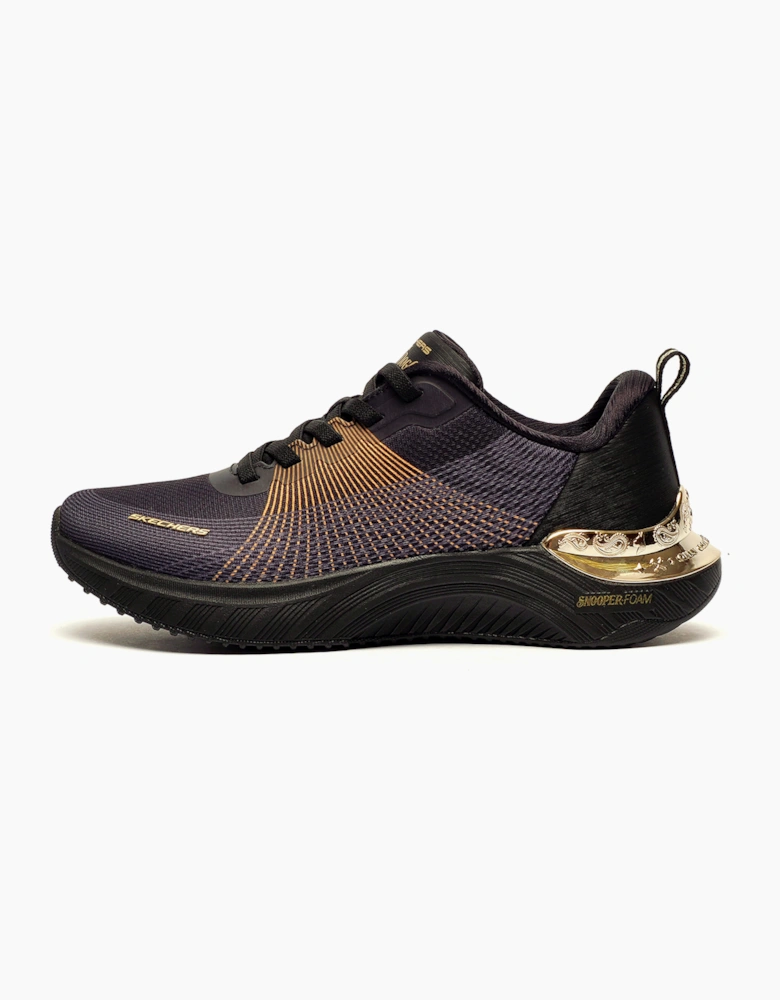 Skechers Cyber Ace X Snoop Dogg Collab Womens Trainers Black / Gold