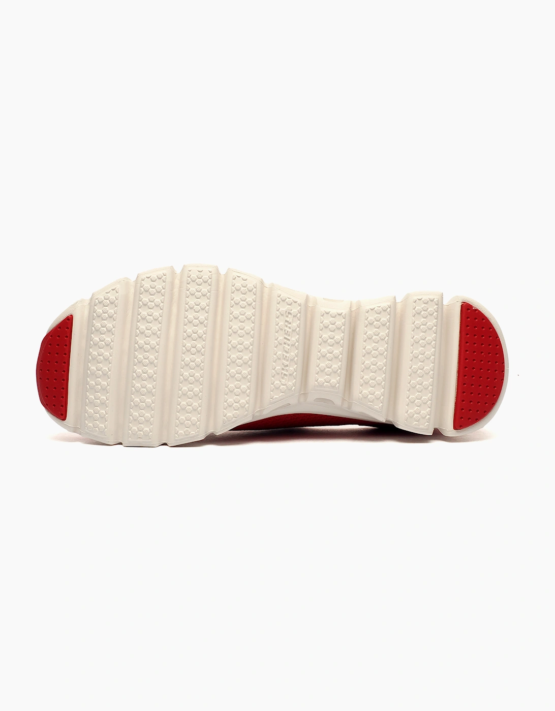 Skechers Glide Hands Free Slip-Ins Womens Memory Foam Trainers Red