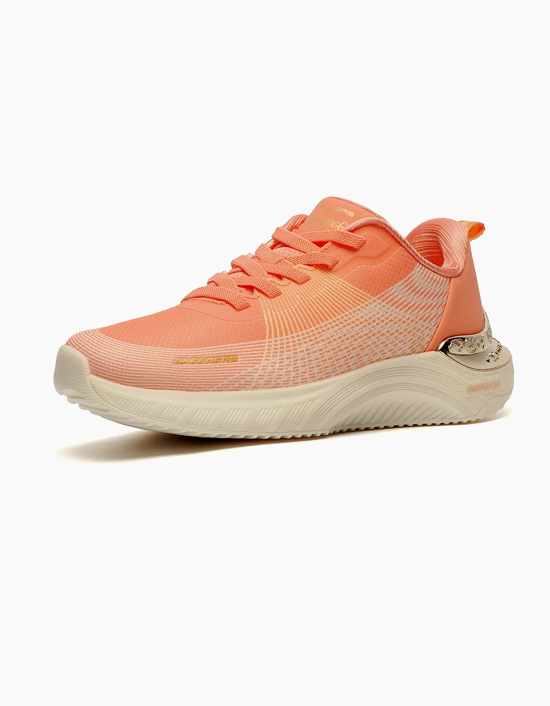 Skechers Cyber Ace X Snoop Dogg Collab Womens Trainers Soft Orange