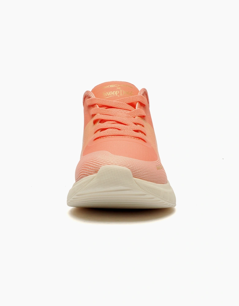 Skechers Cyber Ace X Snoop Dogg Collab Womens Trainers Soft Orange