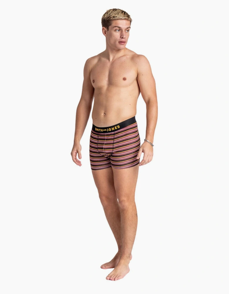 Smith & Jones Kole 5pk Mens Boxer Shorts Multi