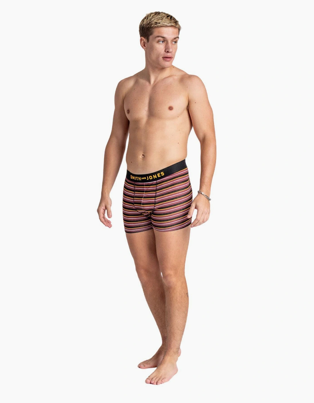 Smith & Jones Kole 5pk Mens Boxer Shorts Multi