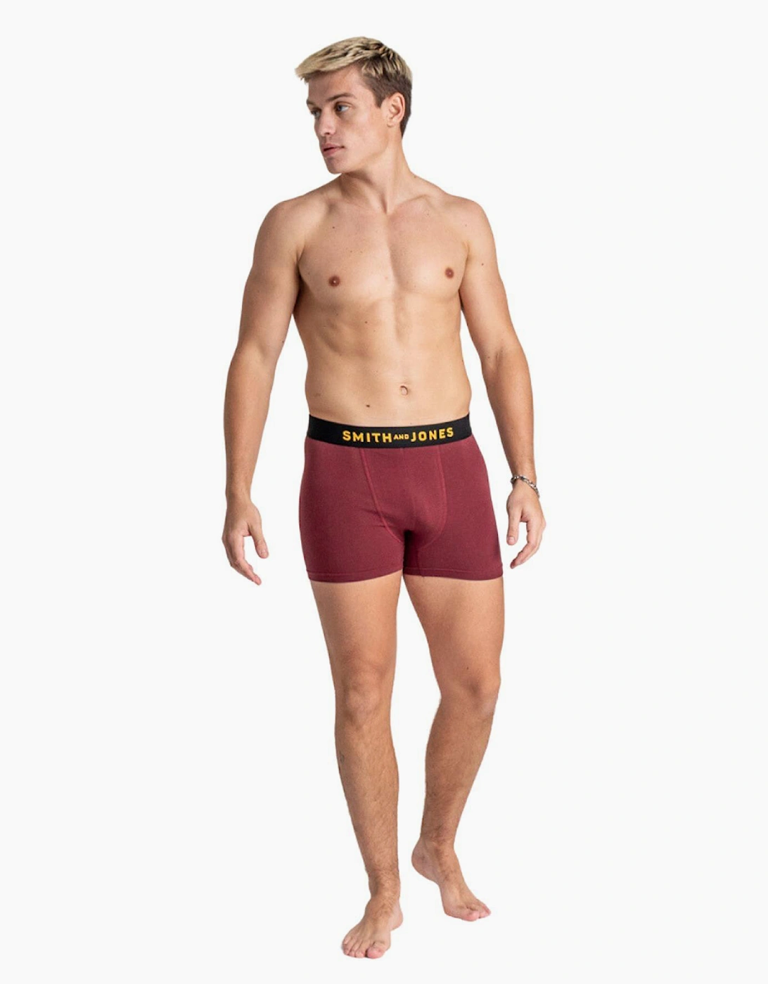 Smith & Jones Kole 5pk Mens Boxer Shorts Multi