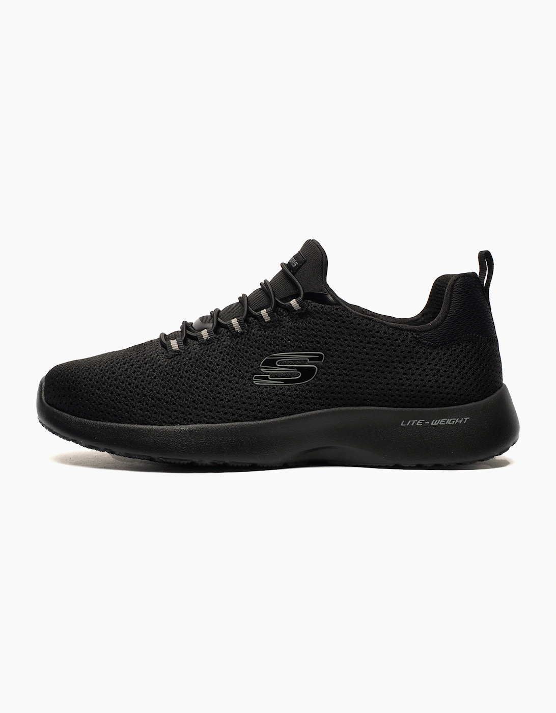 Men's Skechers Dynamic Memory Foam Mens Trainers Black - Size, 12