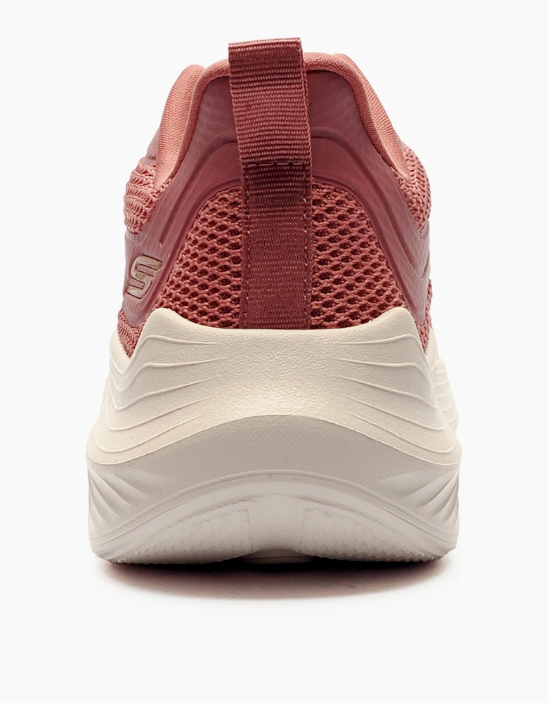 Skechers Sport Vegan Womens Memory Foam Trainers Rose / White