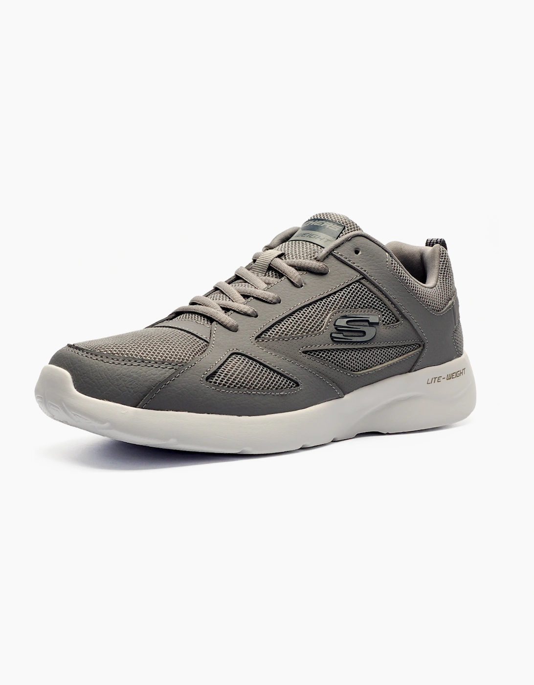 Skechers Dynamic 2.0 Mens Memory Foam Trainers Grey