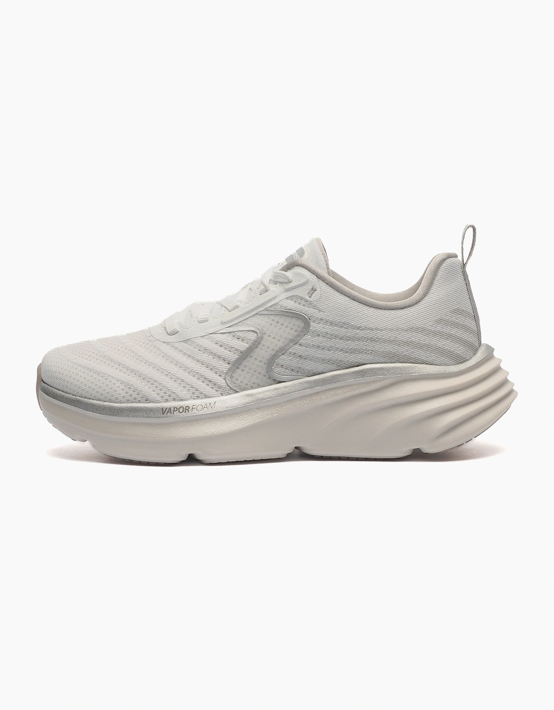 Skechers D'Lux Vapor Womens Memory Foam Trainers White / Silver