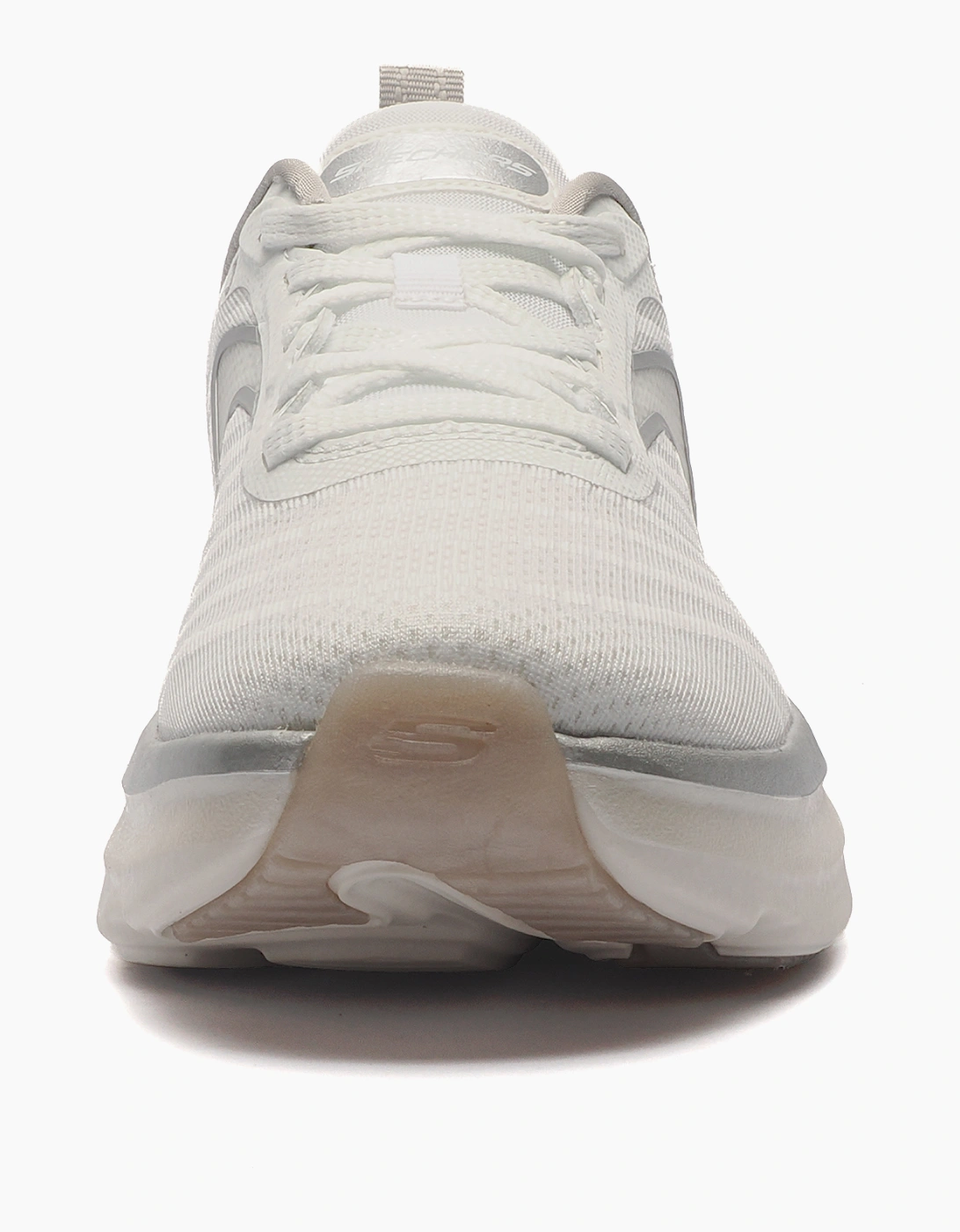 Skechers D'Lux Vapor Womens Memory Foam Trainers White / Silver