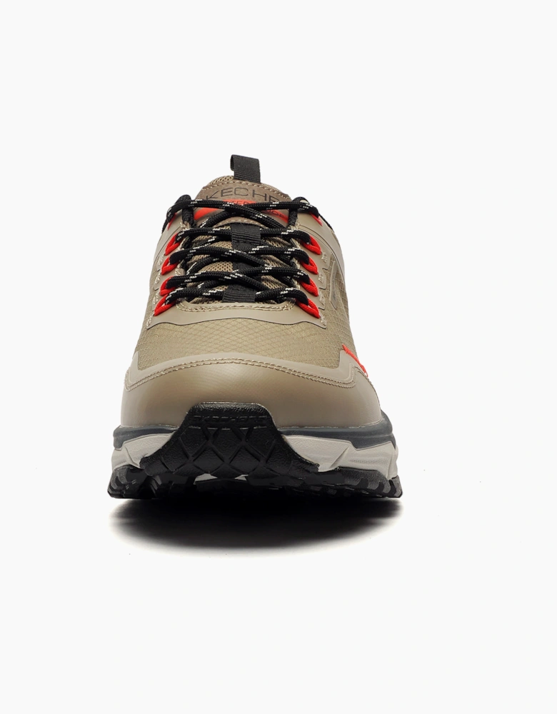 Skechers D'Lux Journey Waterproof Mens Outdoor Shoes Taupe / Black