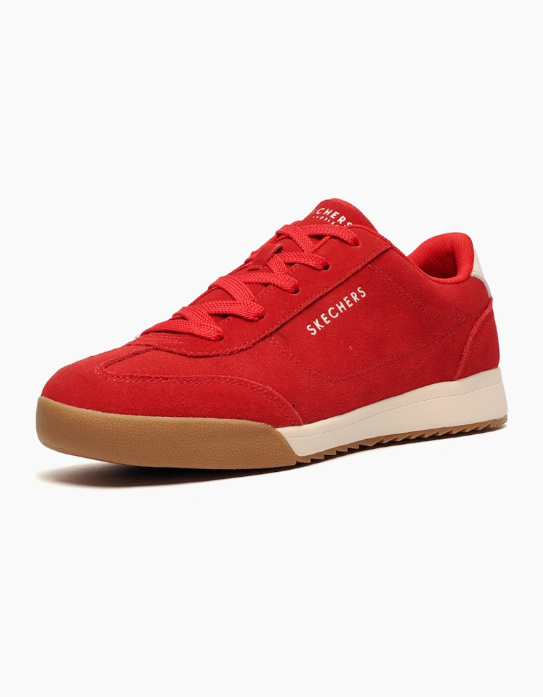 Skechers Zinger Manzanilla Memory Foam Mens Trainers Red / White